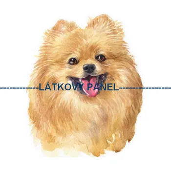 Látkový panel - Pes - PS-78 Velikost: 30x30cm, Materiál: Úplet