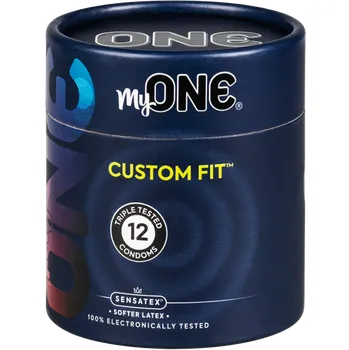 MyOne Single: Custom Fit, size 69H, 12 condoms