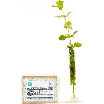 Mýdlo na praní 100% kokosové mýdlo na praní - pevné - máta peprná Alchymistky 500 g