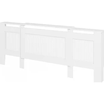 Radiátor Kryt radiátoru 125-201x19x81,5 cm | bílý