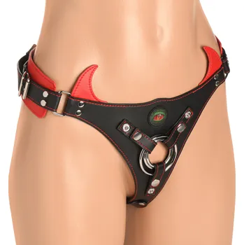 Připínací penis Creature Cocks Horny Devil Strap-On Harness