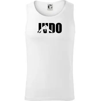Judo - Nápis - Tílko pánské Core - M ( Bílá )