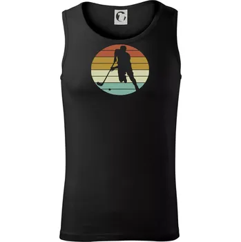 Floorball vintage - Tílko pánské Core - 2XL ( Černá )