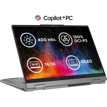 Notebook Lenovo IdeaPad 5 2-in-1/14Q8X9/SD-X1P-42-100/14"/WUXGA/T/16GB/1TB SSD/Adreno/W11H/Gray/2R