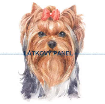 Látkový panel - Pes - PS-99 Velikost: 30x30cm, Materiál: Bavlna