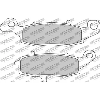 Brzdová destička Brzdové destičky FERODO