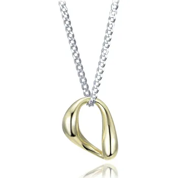 Náhrdelník MINET Elegantní dvoubarevný stříbrný náhrdelník Ag 925/1000 11,95g