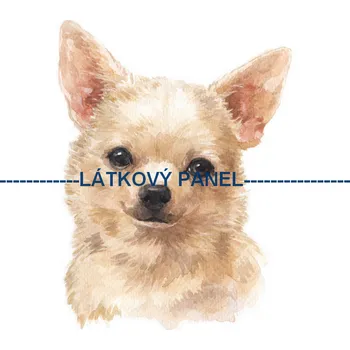 Látkový panel - Pes - PS-93 Velikost: 25x25cm, Materiál: Kočárkovina