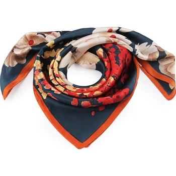 Šátek Saténový šátek 70x70 cm Varianta: 41 petrolejová, Balení: 1 ks