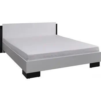 Komoda MOB Laurenia (bílá + černá) (s roštem)