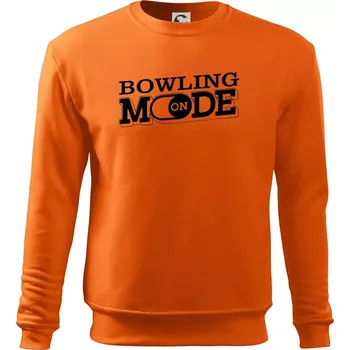 Pánská mikina Bowling mode - Mikina Essential pánská - M ( Oranžová )