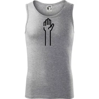 Papír ikona - Tílko pánské Core - M ( Tmavě šedý melír )