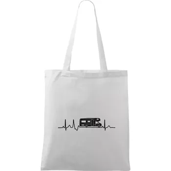 EKG obytňák - Taška bavlněná - 42 x 38 cm ( Bílá )
