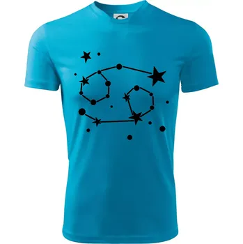 Chlapecké tričko Souhvězdí - Cancer - Rak - Dětské triko sportovní (dresovina) - 122 cm/6 let ( Světlý tyrkys )