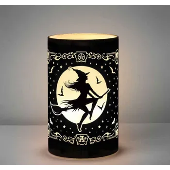 dekorace (lampa) ALCHEMY GOTHIC - Witch by Moonlight