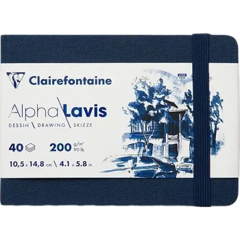 Clairefontaine Skicák Alpha Lavis A6 (200g/m2,40 listů)