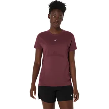 Dámské tričko Asics Road Seamless SS Top W 2012D292600 - dark currant/port royal S