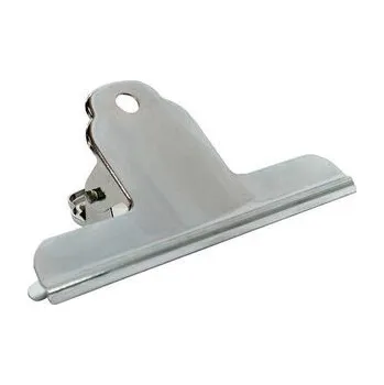 Klip na dokumenty, stříbrná, 100 mm, kov, 3 ks/balení, HGA1143