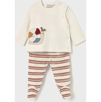 Kojenecký overall Kojenecká sada Mayoral Newborn 2566.1F.Newborn.9BYA hnědá 88X, vel. 65