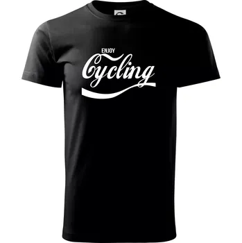 Enjoy Cycling - Triko extra velké (5-8XL) - 7XL ( Černá )