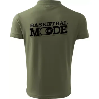 Pánská košile Basketbal mode - Polokošile pánská Pique Polo 203 - 4XL ( Khaki )