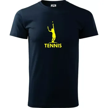 Tenistka s nápisem - Triko extra velké (5-8XL) - 7XL ( Námořní modrá (velmi tmavá - téměř černá) )