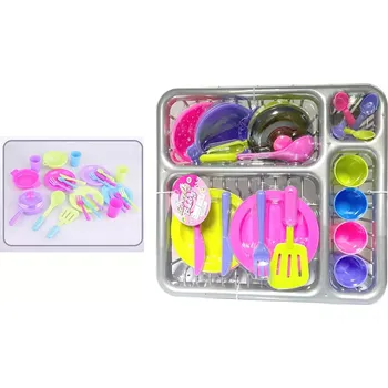 nádobí do dětské kuchyňky Mac Toys Sada kuchyňského nádobí 149629