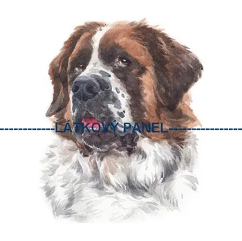 Látkový panel - Pes - PS-71 Velikost: 40x40cm, Materiál: Kočárkovina