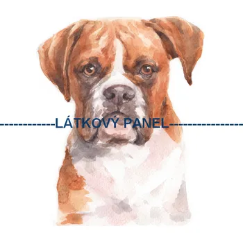 Látkový panel - Pes - PS-83 Velikost: 15x15cm, Materiál: Bavlna