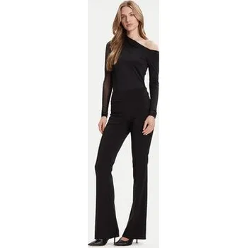 Dámské kalhoty Rinascimento Kalhoty z materiálu CFC0125318003 Černá Flare Fit M