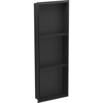 police Zápustná police pod omítku Mexen X-Wall-NR 30x90 cm - černá, 1971903010S