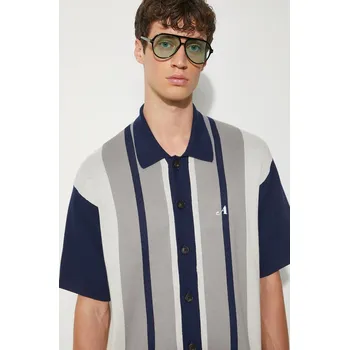 Dámský svetr Kardigan Awake NY Knit Camp Collar, L, šedá, 90X