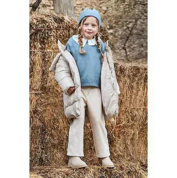 Dívčí oblečení Dětské kalhoty Mayoral 4573.6C.Mini.9BYA béžová 12X, vel. 110