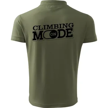 Pánská košile Climbing mode - Polokošile pánská Pique Polo 203 - XL ( Khaki )