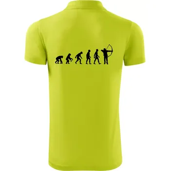Pánská košile Evoluce lukostřelba - Polokošile Victory sportovní (dresovina) - 3XL ( Limetková )
