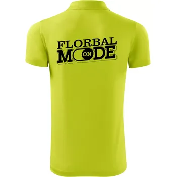 Pánská košile Florbal mode - Polokošile Victory sportovní (dresovina) - L ( Limetková )