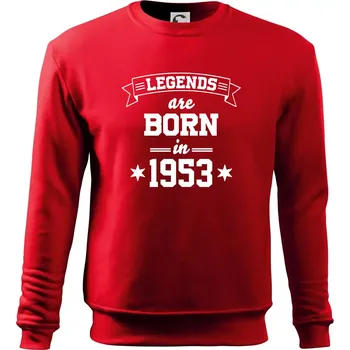 Chlapecké tričko Legends are born in 1953 - Mikina Essential dětská - 146 cm/10 let ( Červená )