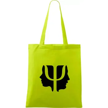 Psychologie hlavy - Taška bavlněná - 42 x 38 cm ( Limetková )