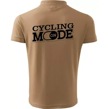 Pánská košile Cycling mode - Polokošile pánská Pique Polo 203 - 4XL ( Písková )