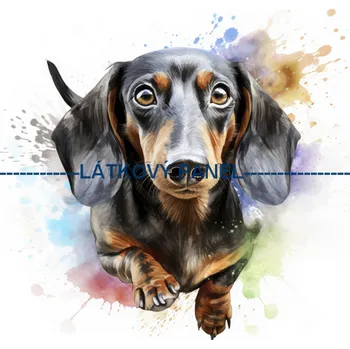 Látkový panel - Pes - PS-67 Velikost: 15x15cm, Materiál: Kočárkovina