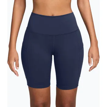 Dámské kraťasy Dámské šortky Nike One High Waisted 8" Biker midnight navy