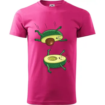 Pánská móda Sex avokádo (Hana-creative) - Klasické pánské triko vyšší gramáže - L ( Purpurová )