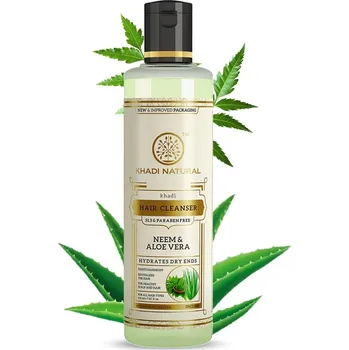 Šampon Šampon na vlasy Neem & Aloe, 210 ml, Khadi Natural