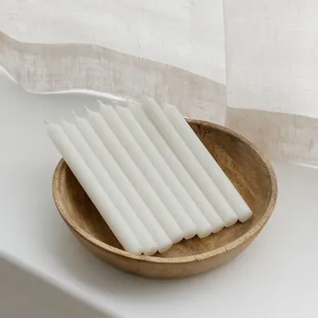 Svíčka Wikholm Form Kuželová svíčka 1,2 mm bílá set 10 ks