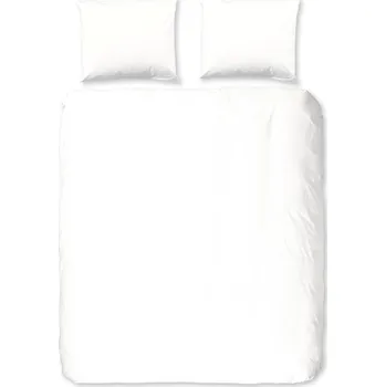 Povlečení Bílé flanelové prodloužené povlečení na dvoulůžko 200x220 cm – Good Morning ID_1697300