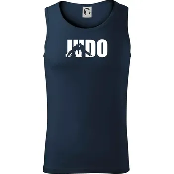 Judo - Nápis - Tílko pánské Core - XL ( Námořní modrá (velmi tmavá - téměř černá) )