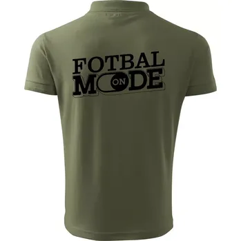 Pánská košile Fotbal mode - Polokošile pánská Pique Polo 203 - 3XL ( Khaki )