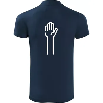 Pánská košile Papír ikona - Polokošile Victory sportovní (dresovina) - L ( Námořní modrá (velmi tmavá - téměř černá) )