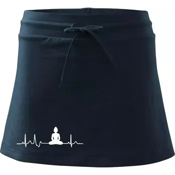 Dámská sukně Ekg Budha - Sportovní sukně - two in one - XL ( Námořní modrá (velmi tmavá - téměř černá) )