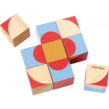 Dřevěná hračka Dětské kostky s obrázky